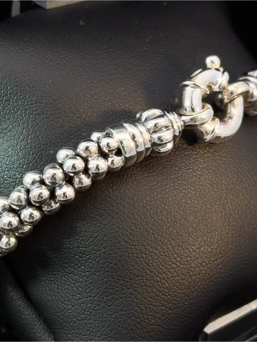 LAGOS Sterling Silver Caviar Collection bracelet (925) - Picture 3 of 6